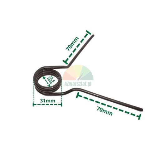 Richtungswechselfeder 31mm
