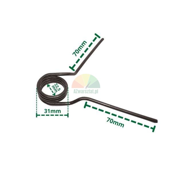 Richtungswechselfeder 31mm