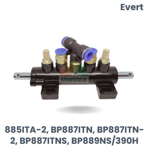 Pneumatisches Fußpedalventil für Reifenmontiermaschinen-Spannbacken Evert 885ITA-2, BP887ITN, BP887ITN-2, BP887ITNS, BP889NS/390H