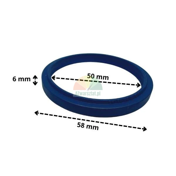 Hydraulikzylinder-Dichtung 50x58x6 mm blau