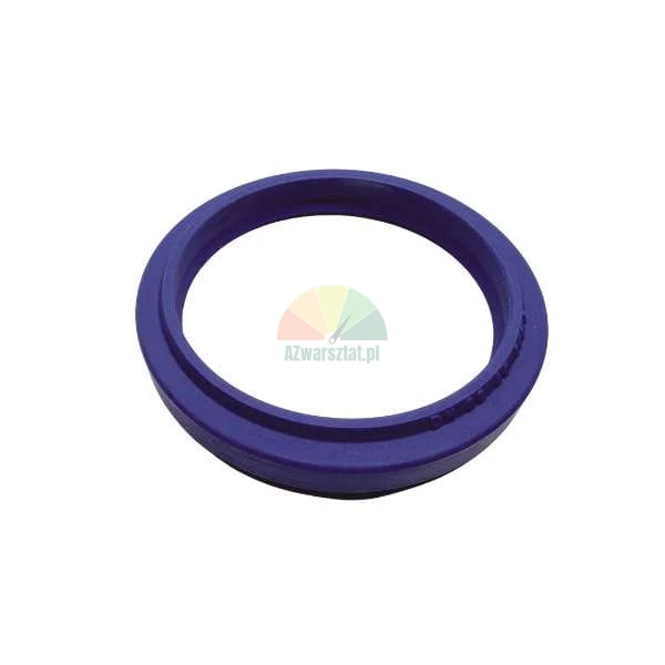 Blaue Gummidichtung Dichtungsring auf weißem Hintergrund