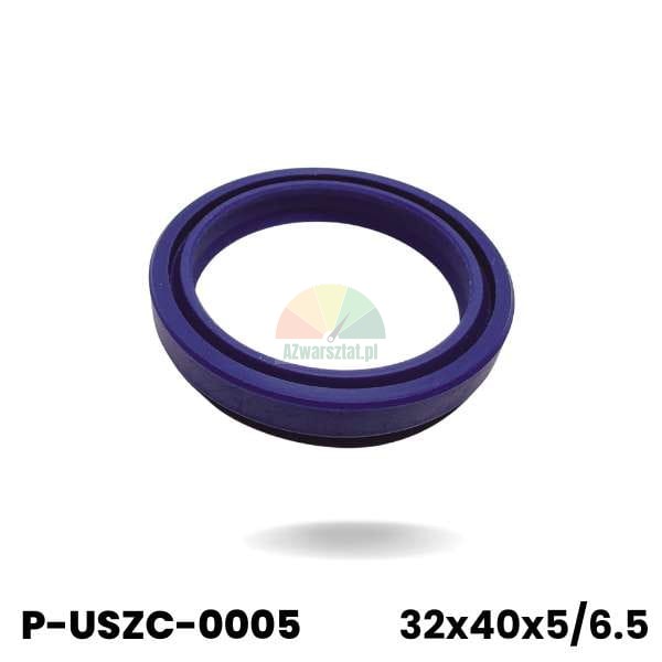 Blaue Hydraulikzylinder-Dichtung mit den Maßen 32x40x5/6.5