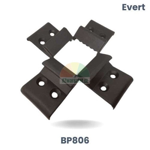 Satz mit 4 schwarzen Schutzabdeckungen für Evert BP806 Montierbacken