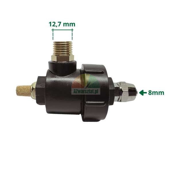 Schnellentlüftungsventil, Typ H, 8mm und 12,7mm Anschlüsse