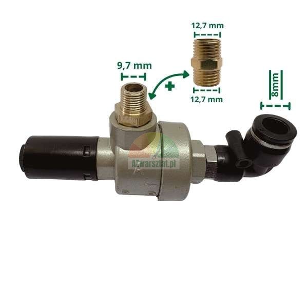 Robustes Schnellentlüftungsventil Typ J mit 8mm, 9,7mm und 12,7mm Anschlüssen