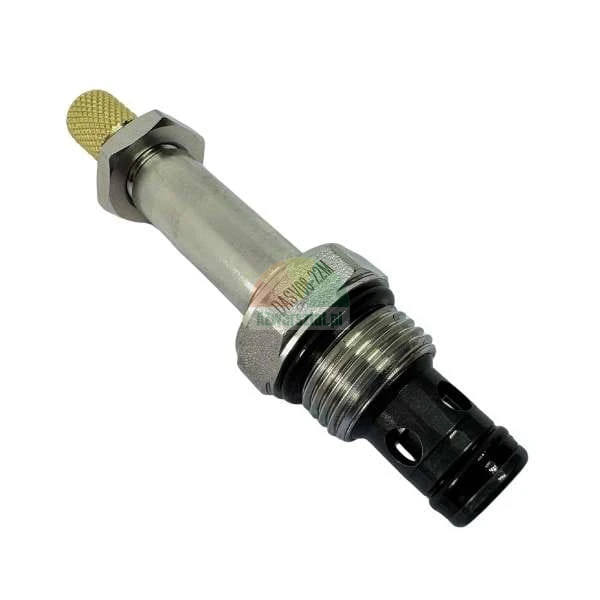 Hydraulik-Einschraubventil DASV08-22M mit Handnotbetätigung, Gewinde und O-Ring-Dichtungen.