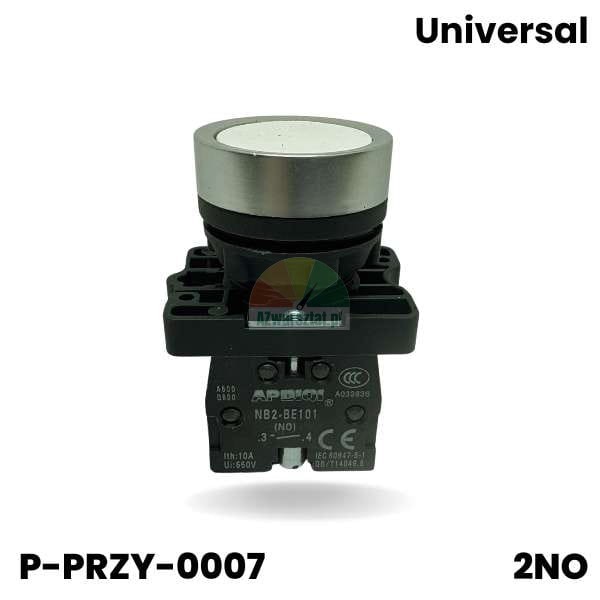 Weißer Hubtaster 2 x NO Modell P-PRZY-0007