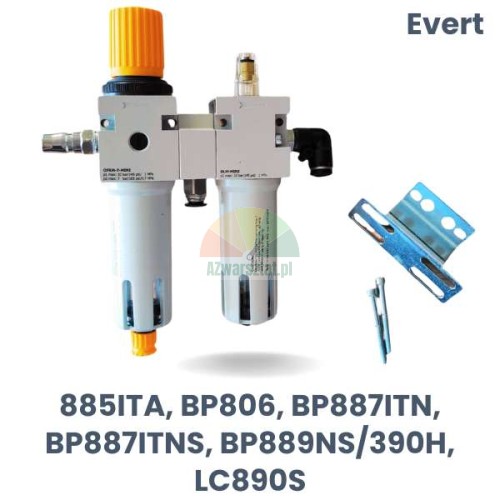 Evert-Ersatz: Komplette Druckluft-Wartungseinheit 885ITA, BP806, BP887ITN, BP887ITNS, BP889NS/390H, LC890S
