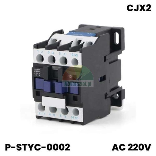 Schaltschütz CJX2-1810 220V AC zur Steuerung von Elektromotoren.