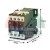 Motorschütz 380V CJX2 1801 mit Abmessungen 4.7 x 8.7 x 7.6 cm