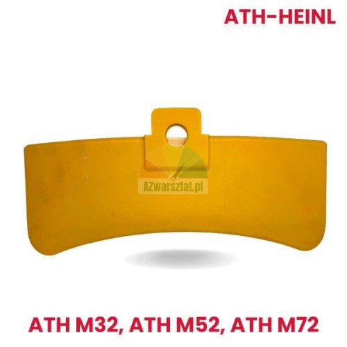 Gelber Kunststoffschutz für die Abdrückschaufel der Reifenmontiermaschine ATH-Heinl ATH M32, ATH M52, ATH M72