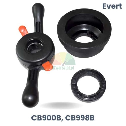 Evert Ersatzset: Schnellspannmutter und Adapter für Alufelgen CB900B, CB998B