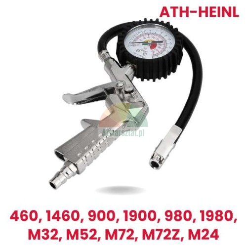 Ersatz-Reifenfüllmesser für ATH-Heinl mit Manometer für Modelle 460, 1460, 900, 1900, 980, 1980, M32, M52, M72, M72Z, M24