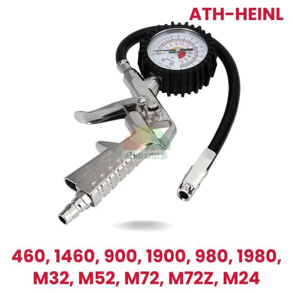 Ersatz-Reifenfüllmesser für ATH-Heinl mit Manometer für Modelle 460, 1460, 900, 1900, 980, 1980, M32, M52, M72, M72Z, M24