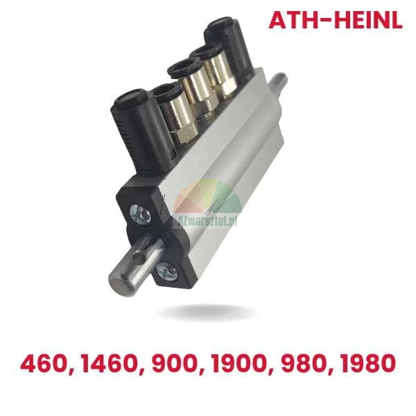 Aluminium-Fußpedal-Ventilblock für ATH-Heinl Reifenmontiermaschinen 460, 1460, 900, 1900, 980, 1980
