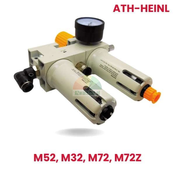 Ersatz für ATH-Heinl: Komplette Druckluft-Wartungseinheit für die Modelle M52, M32, M72, M72Z mit Manometer