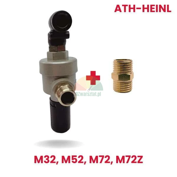 Schnellentlüftungsventil für ATH-Heinl Reifenmontiermaschine M32, M52, M72, M72Z mit Messinganschluss.