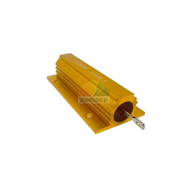 Hochlastwiderstand 100W 16RJ im goldenen Aluminiumgehäuse