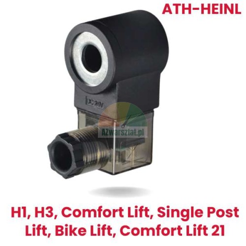 Ersatz-Ablassventilspule 24V DC für ATH-Heinl H1, H3, Comfort Lift und Single Post Lift Hebebühnen.