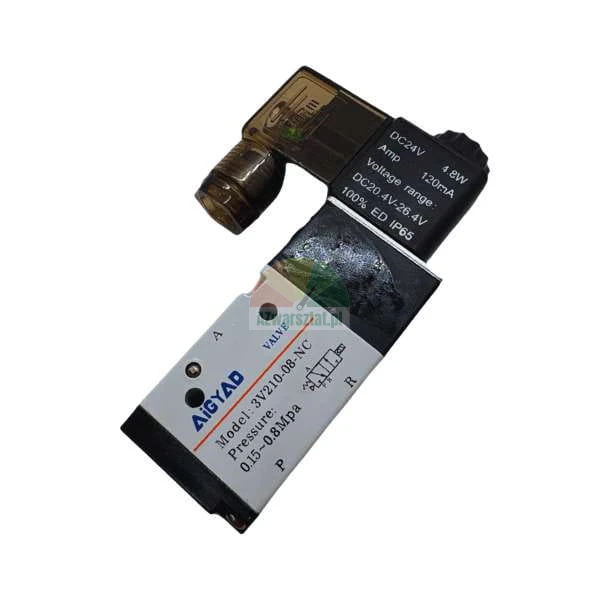 Pneumatisches Magnetventil AiGYAD 3V210-08-NC, DC24V, 0.15-0.8 MPa, IP65