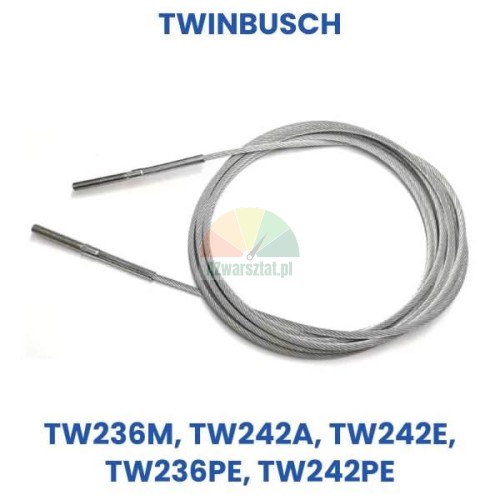 Stahlseil für Hebebühne 8,82m Ersatzteil für Twin Busch TW236M, TW242A, TW242E, TW236PE, TW242PE