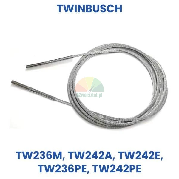 Stahlseil für Hebebühne 8,82m Ersatzteil für Twin Busch TW236M, TW242A, TW242E, TW236PE, TW242PE