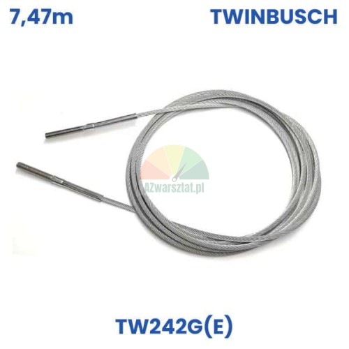 Stahlseil 7,47m für Twin Busch TW242G(E) Hebebühne