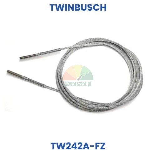 Stahlseil 8,82m für Twin Busch Hebebühne TW242A-FZ mit Gewindeanschlüssen