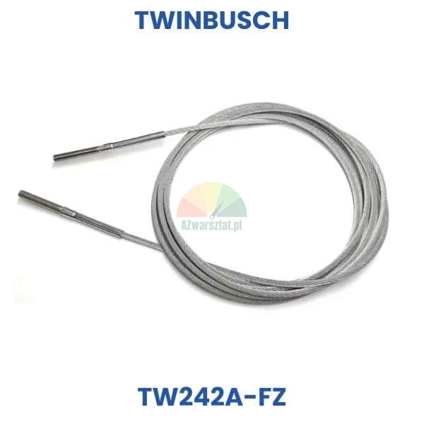 Stahlseil 8,82m für Twin Busch Hebebühne TW242A-FZ mit Gewindeanschlüssen