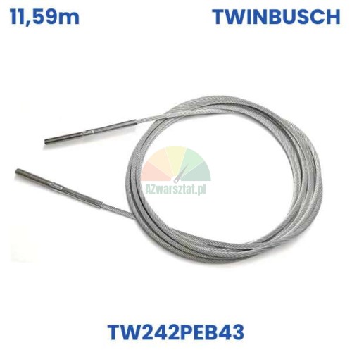 Stahlseil für Twin Busch Hebebühne TW242PEB43 Länge 11,59m