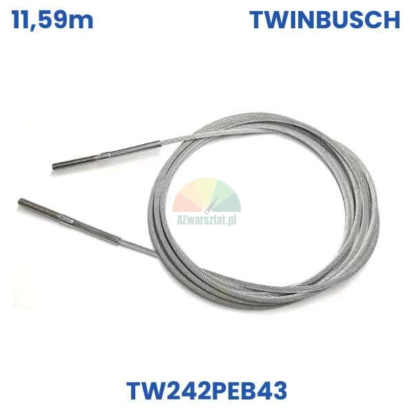 Stahlseil für Twin Busch Hebebühne TW242PEB43 Länge 11,59m