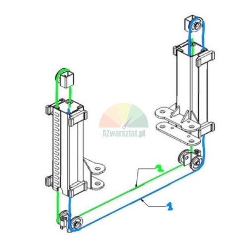 Gleichlaufseil Aristo LM240, LA240 / ATH-Pure Lift 2.40M, 2.40A