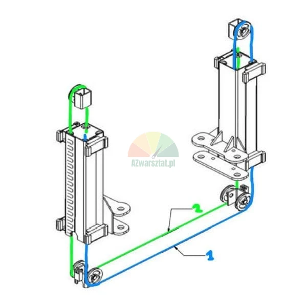 Gleichlaufseil Aristo LM240, LA240 / ATH-Pure Lift 2.40M, 2.40A