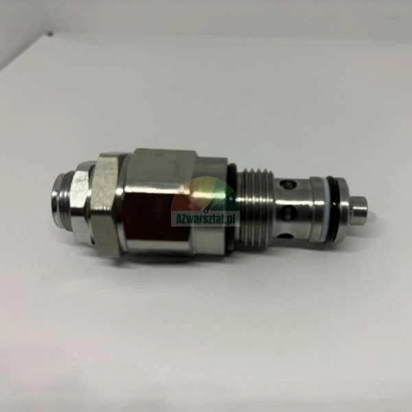 Hydraulisches Einschraubventil aus Metall mit O-Ring-Dichtungen und Gewinde.