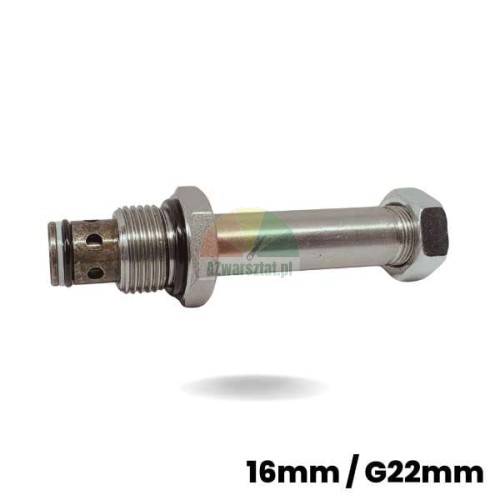 Metall-Absenkventil für 16mm / G22mm Magnetspule mit O-Ring-Dichtungen.