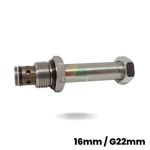 Metall-Absenkventil für 16mm / G22mm Magnetspule mit O-Ring-Dichtungen.