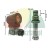 Magnetspule 16mm / 24V DC mit Ablassventil und technischen Abmessungen