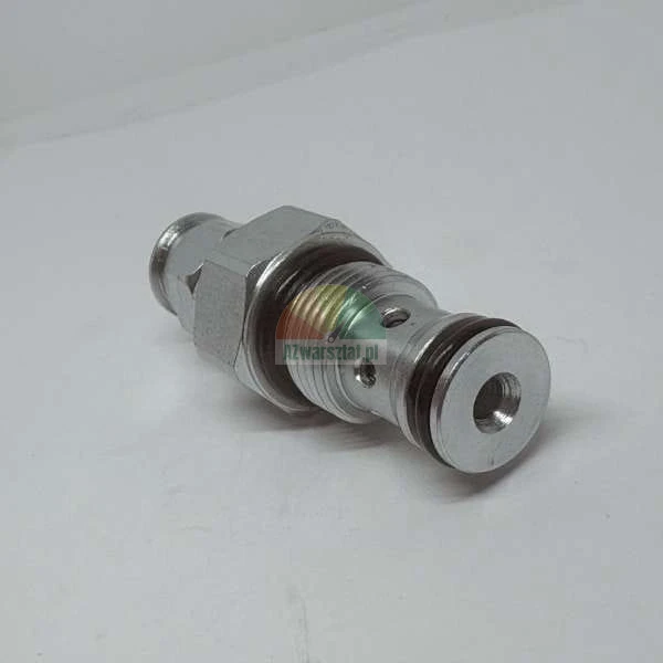 Hydraulisches Einschraubventil mit O-Ringen und Gewinde.