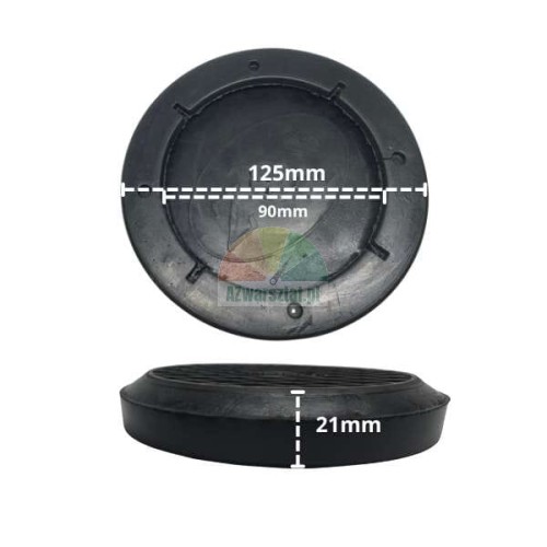 Gummiauflage für Rotary Hebebühne 125mm x 21mm
