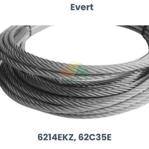 Ersatz-Stahlseil für Evert Hebebühnen 6214EKZ und 62C35E.