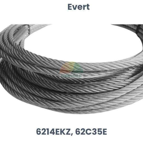 Ersatz-Stahlseil für Evert Hebebühnen 6214EKZ und 62C35E.