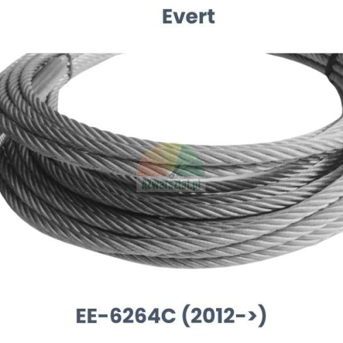 Ersatz-Stahlseil für Evert Hebebühne EE-6264C (ab Baujahr 2012).