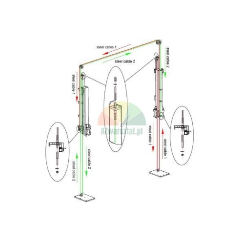 Stahlseil-Diagramm für Evert EE-6264C Hebebühne nach 2021