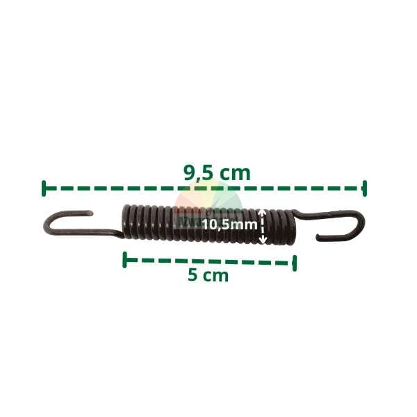 Metall-Zugfeder 9,5 cm lang