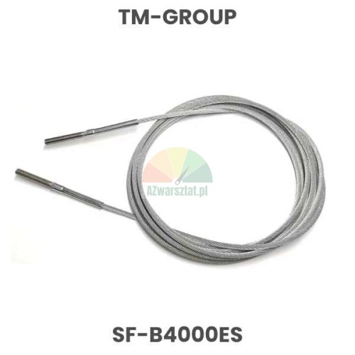 Ersatzstahlseil für TM-Group SF-B4000ES Hebebühne - Drahtseil mit Gewindeenden.