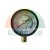 Analoges Manometer mit Doppelskala in Bar und PSI und unterem Messinganschluss.