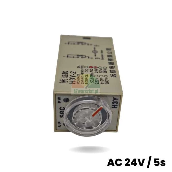 Zeitrelais H3Y-2 AC 24V 5s, 8-polig mit Einstellrad