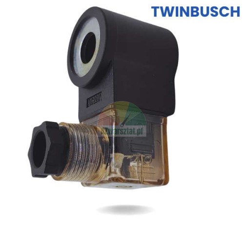 Ersatzteil für Twin Busch: Magnetspule Ablassventil AC220 für Hebebühne.