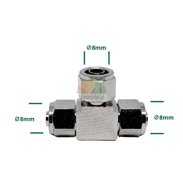 Metall T-Stück 3x8mm