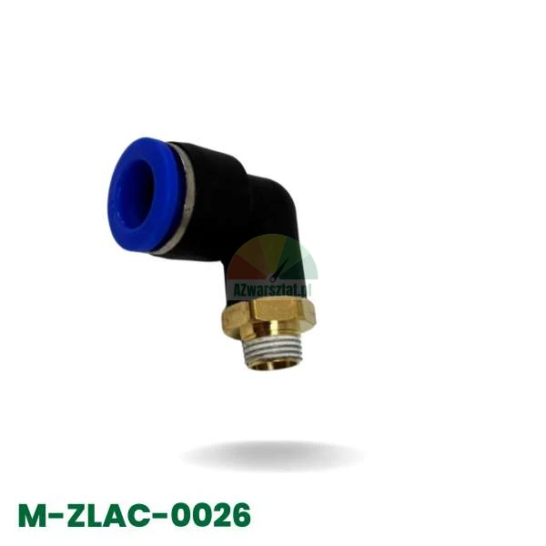L-Verbinder - 9,7mm Gewinde, 10mm Stecker